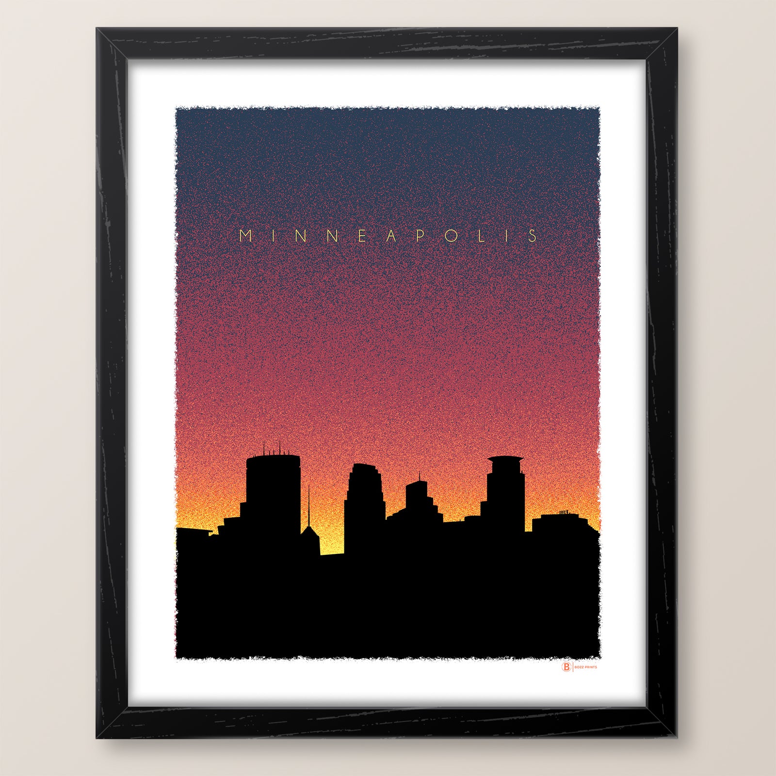 Minneapolis Dusk Print
