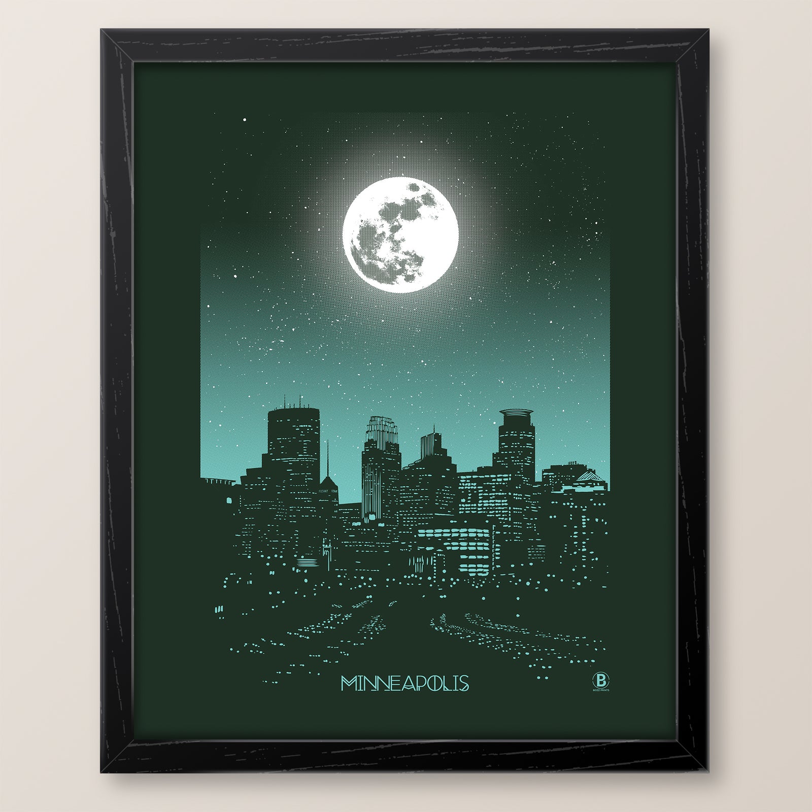 Minneapolis Moon Print