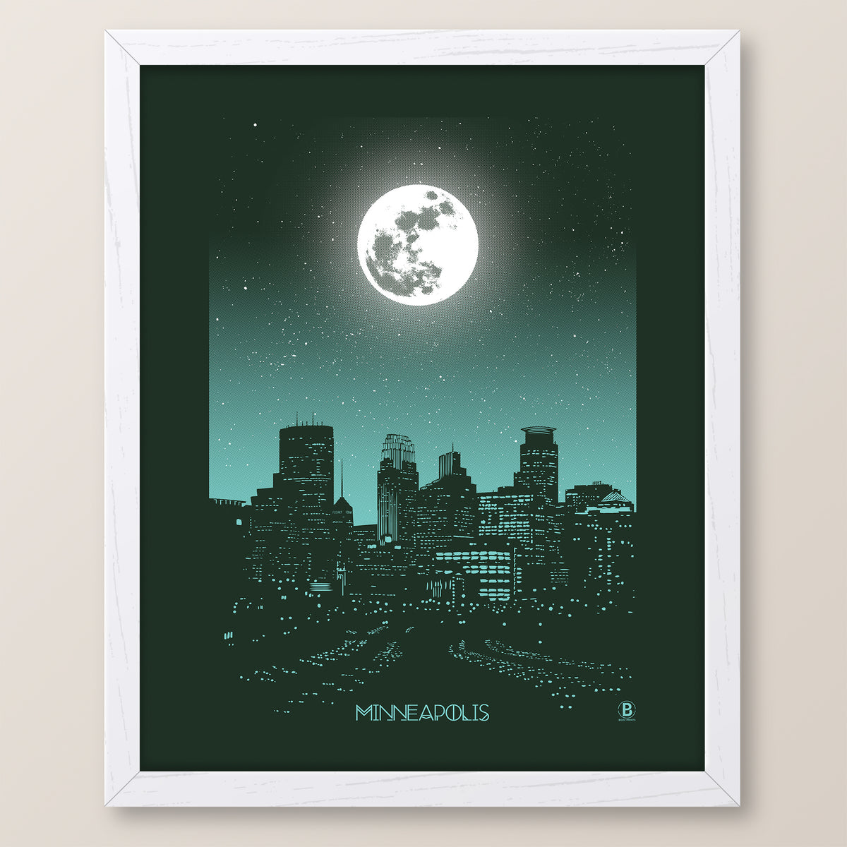 Minneapolis Moon Print