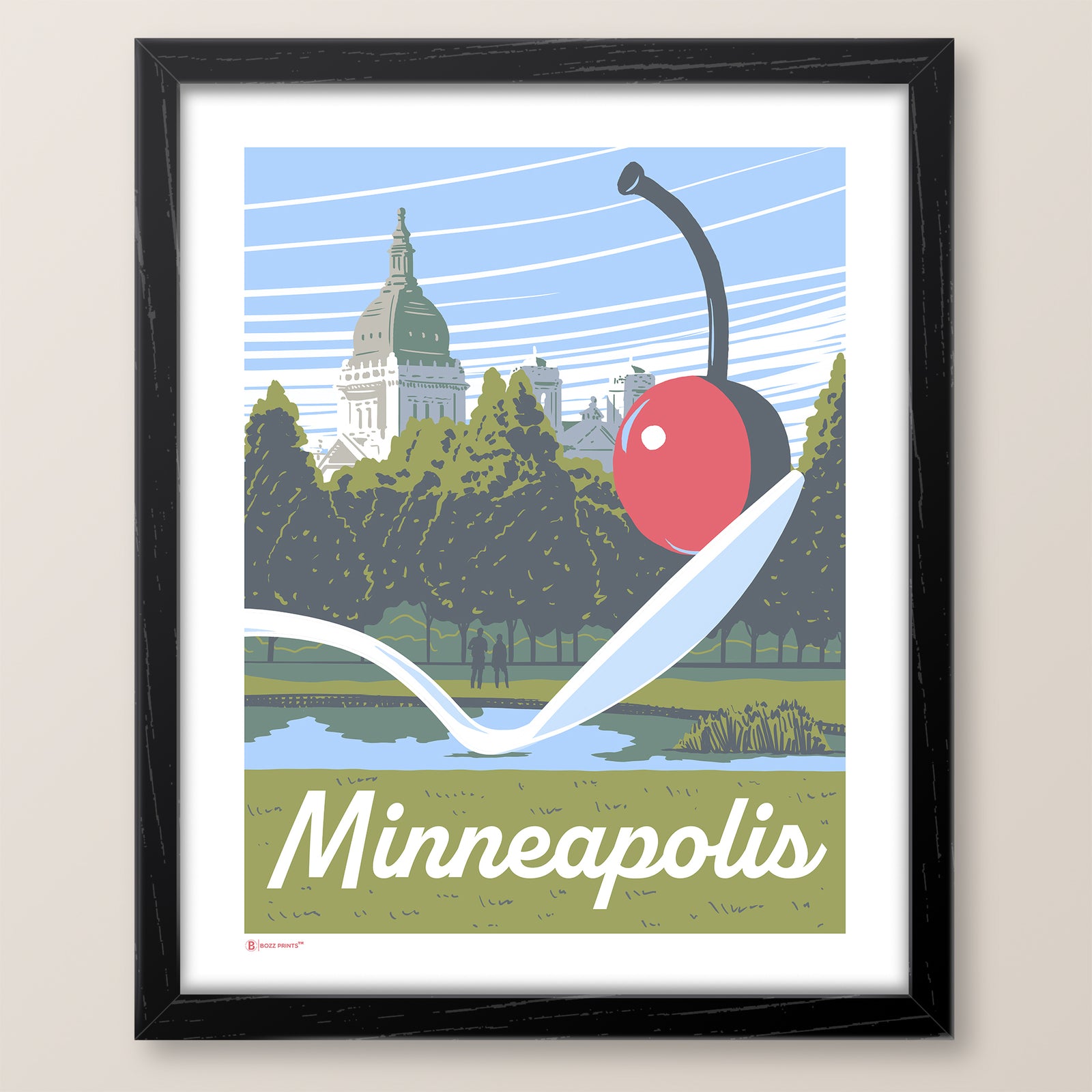 Minneapolis Sculpture Garden Spoonbridge Print