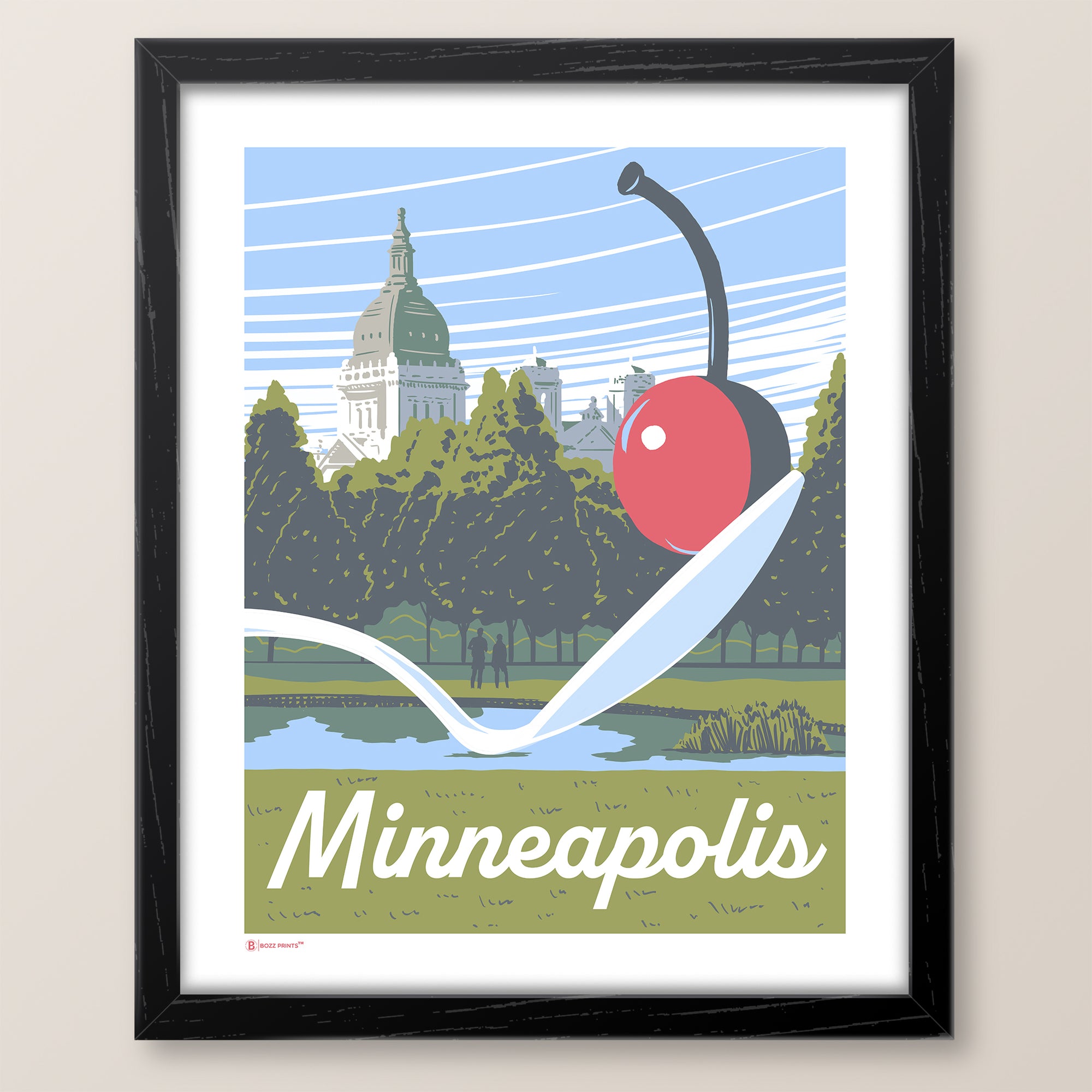 Minneapolis Sculpture Garden Spoonbridge Minnesota Art Print
