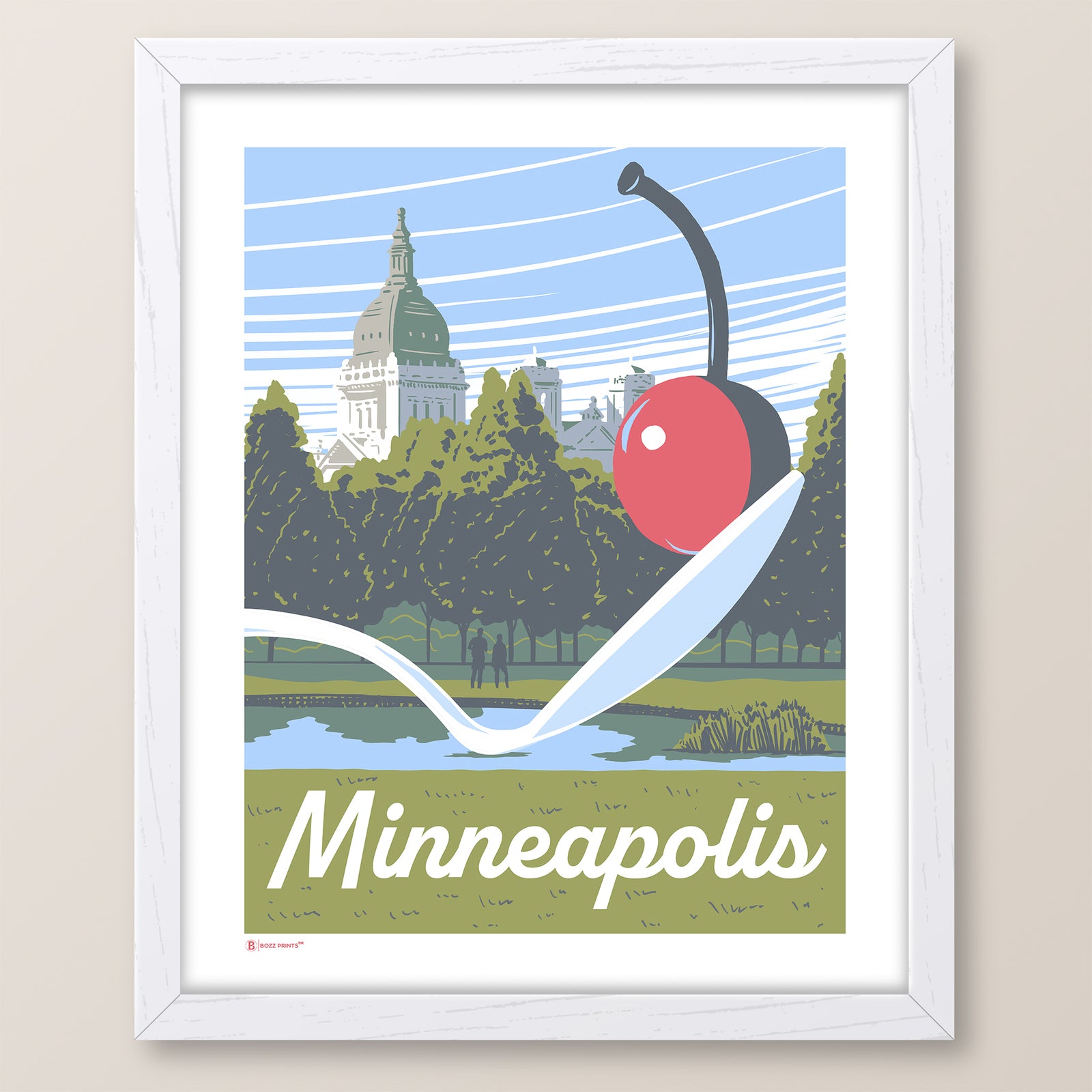 Minneapolis Sculpture Garden Spoonbridge Print