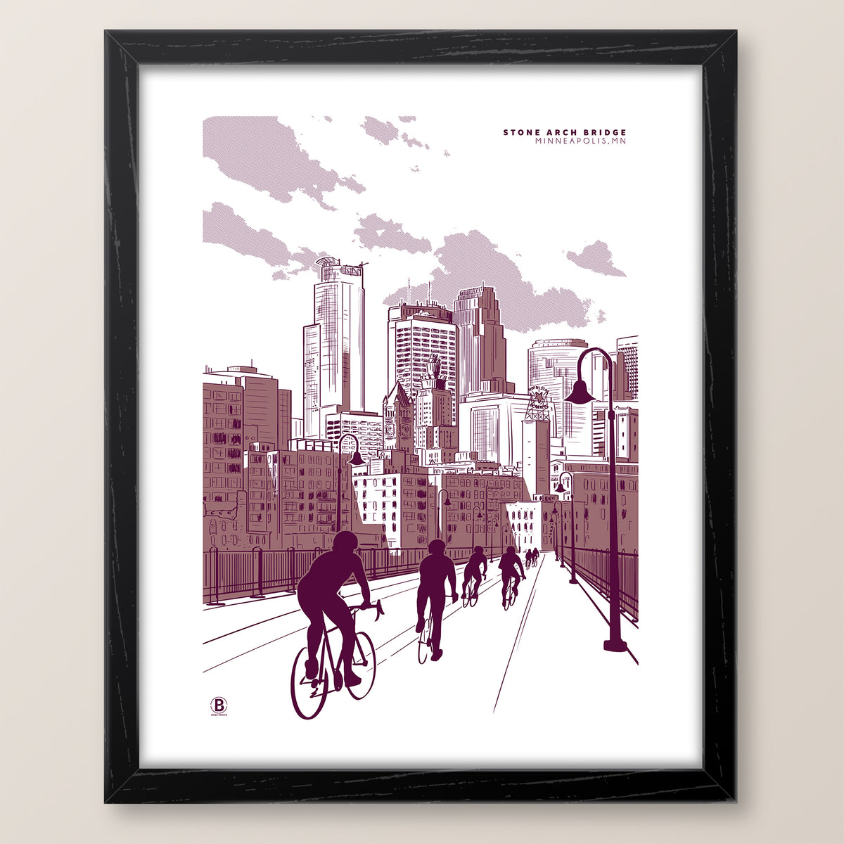Minneapolis Stone Arch Bridge Print