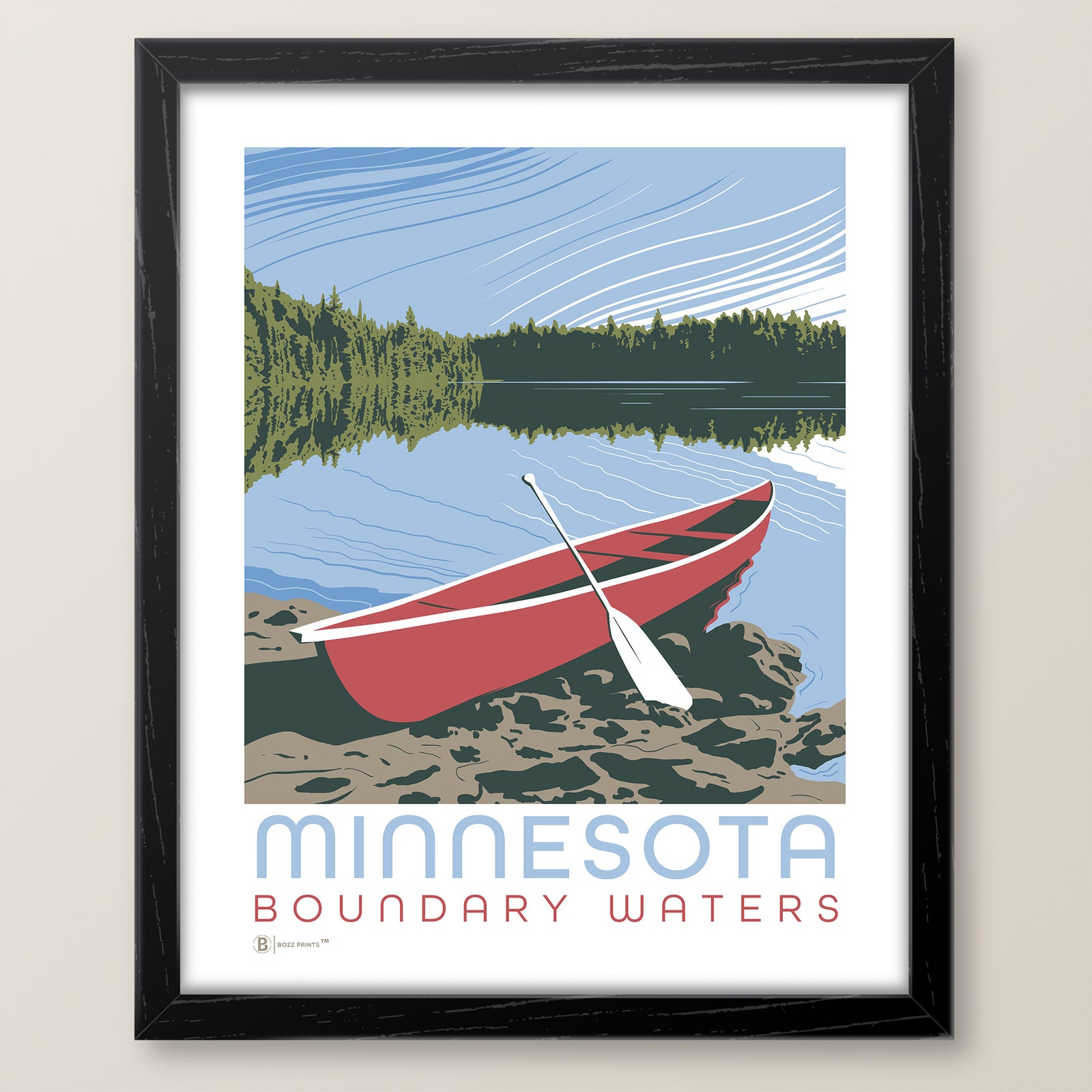 Minnesota Boundary Waters Print