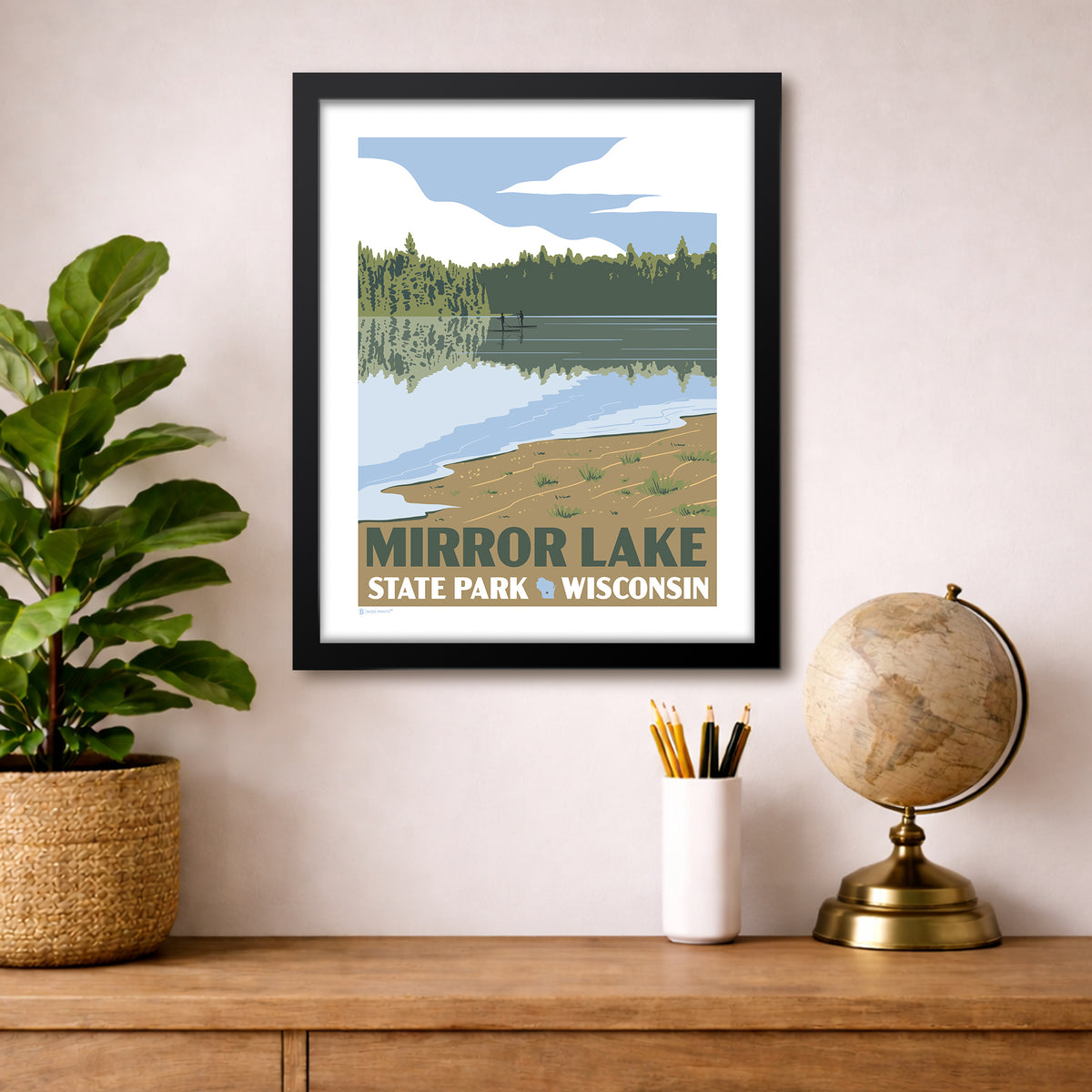 Mirror Lake State Park Wisconsin Print