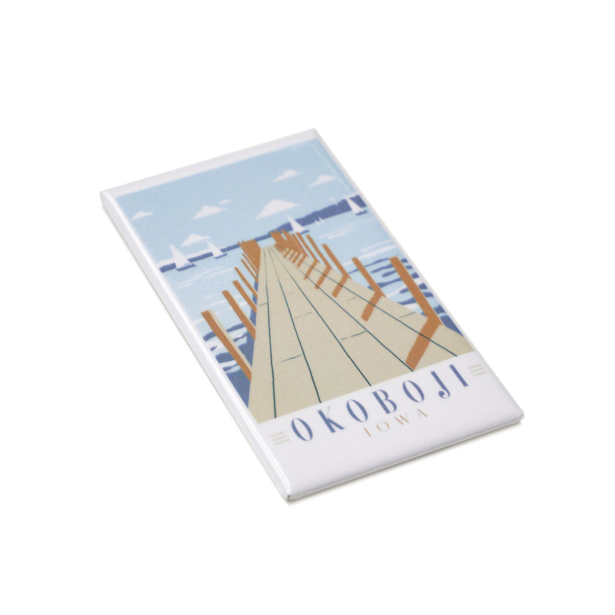Lake Okoboji Dock Magnet