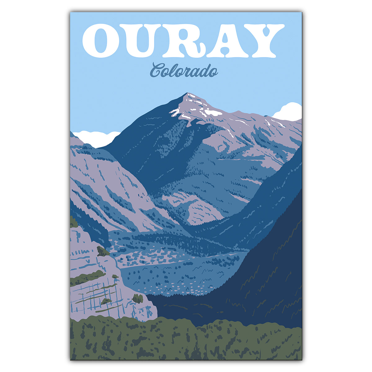 Ouray Colorado Postcard