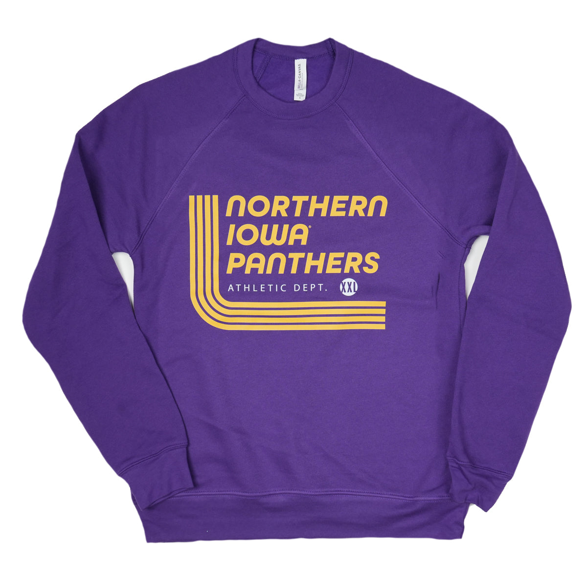 University of Northern Iowa Athletic Department Panthers Retro Crewneck Sweatshirt