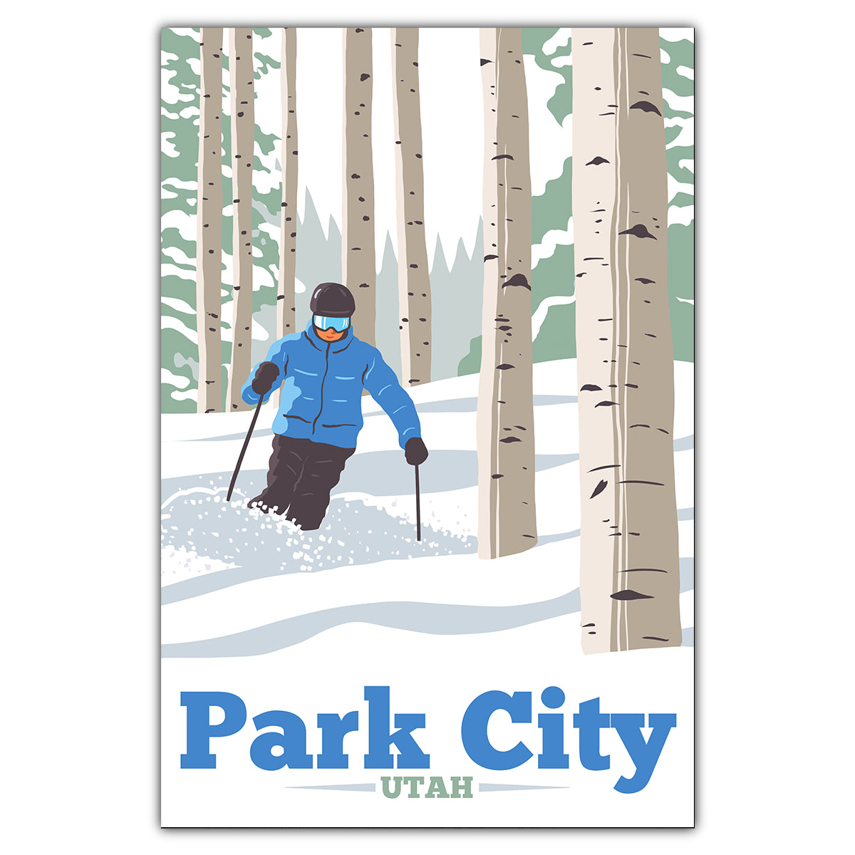 Park City Aspens Postcard