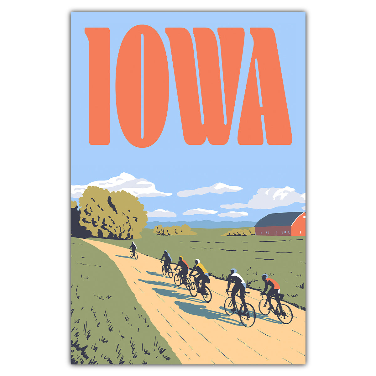 Pedal Iowa Postcard