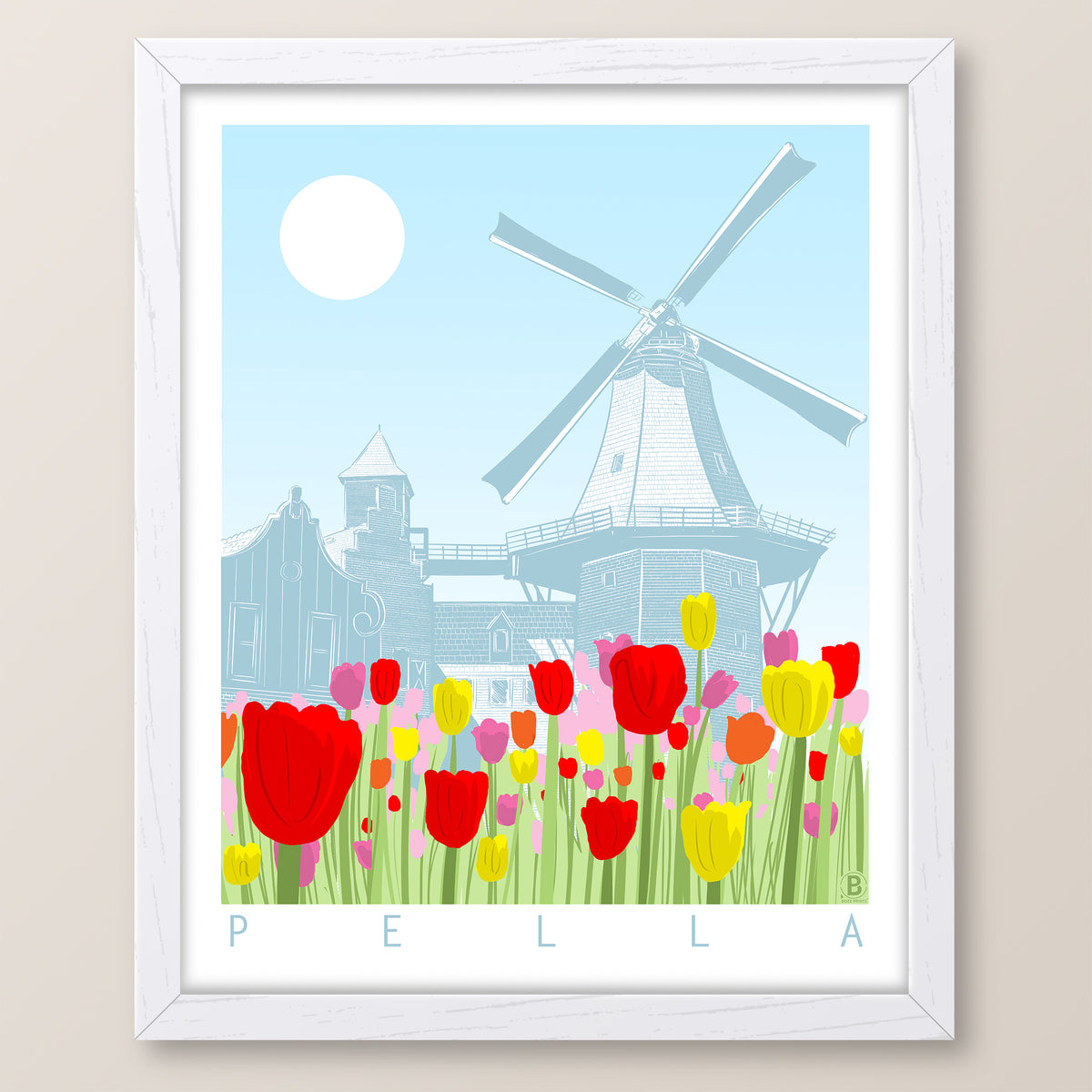 Pella Tulips Print