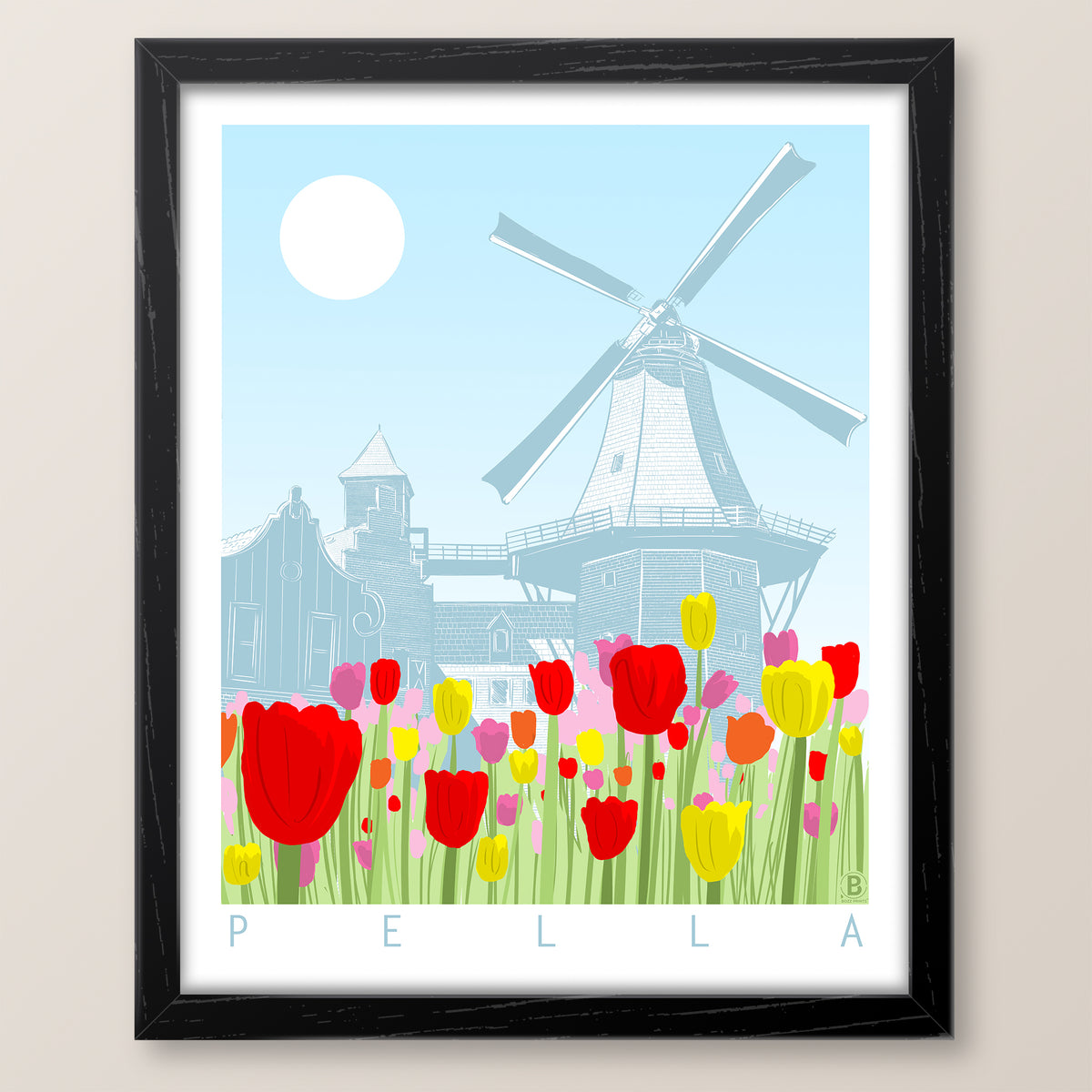 Pella Tulips Print