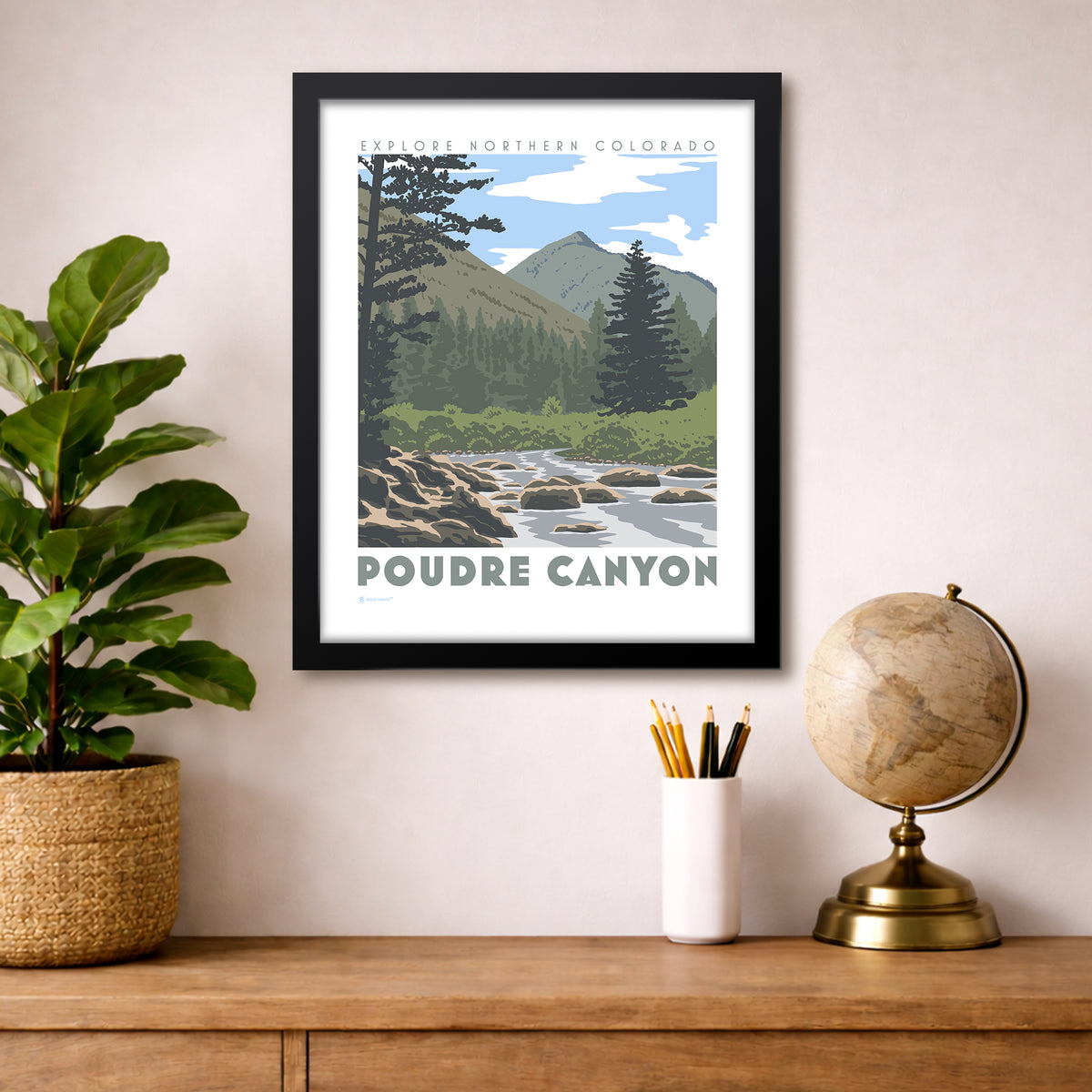 Poudre Canyon Print