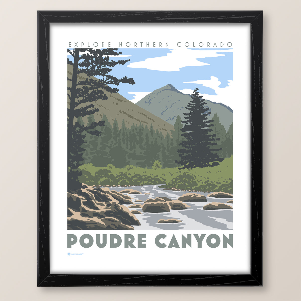 Poudre Canyon Print