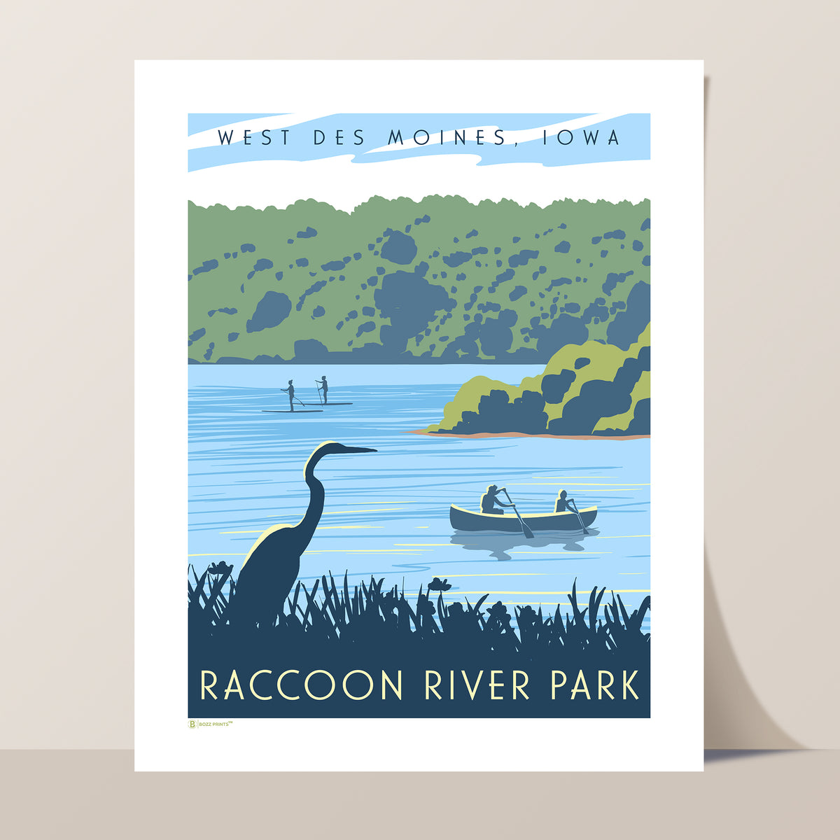 Raccoon River Park -  West Des Moines Print