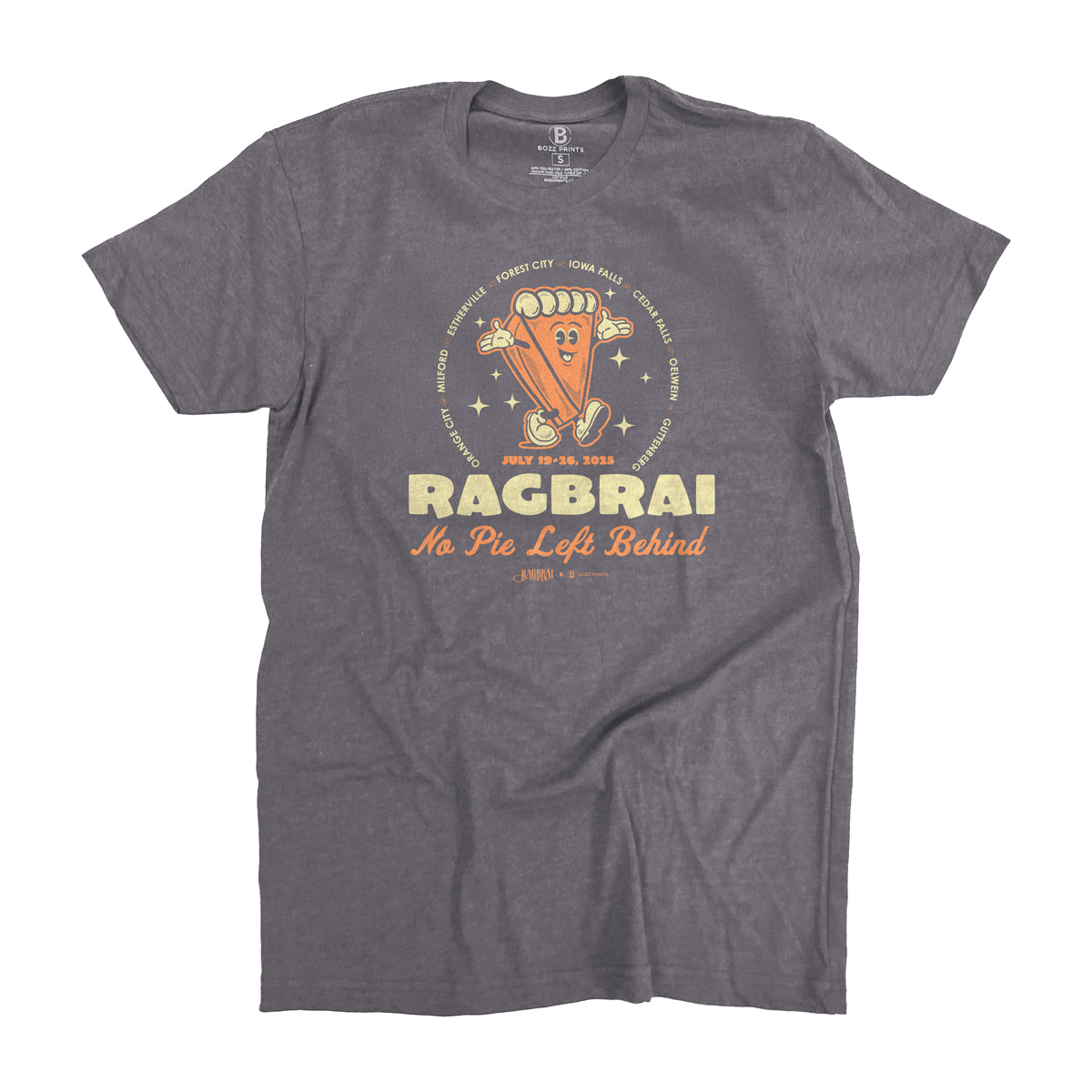 RAGBRAI LII No Pie Left Behind T-Shirt