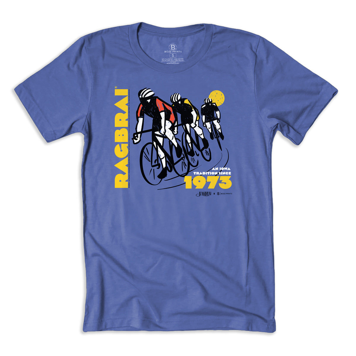 RAGBRAI 1973 Retro T-Shirt - Bozz Prints