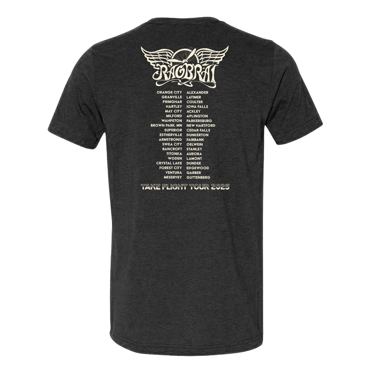RAGBRAI LII Take Flight Concert T-Shirt
