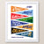 RAGBRAI LII Town Pennants Print
