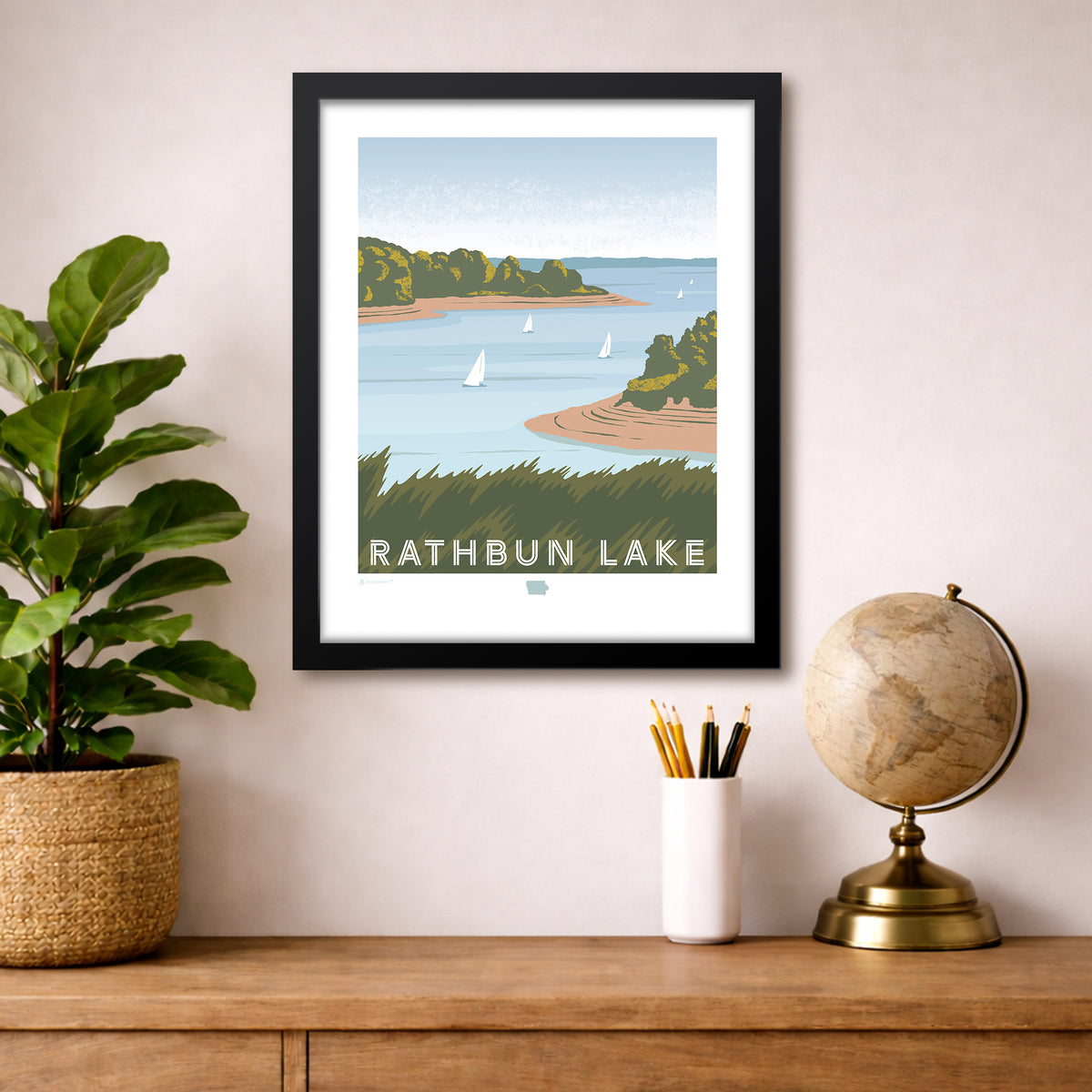 Rathbun Lake Print