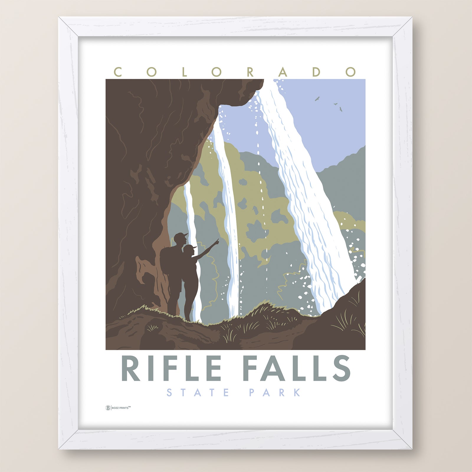 Rifle Falls - Colorado State Park Print