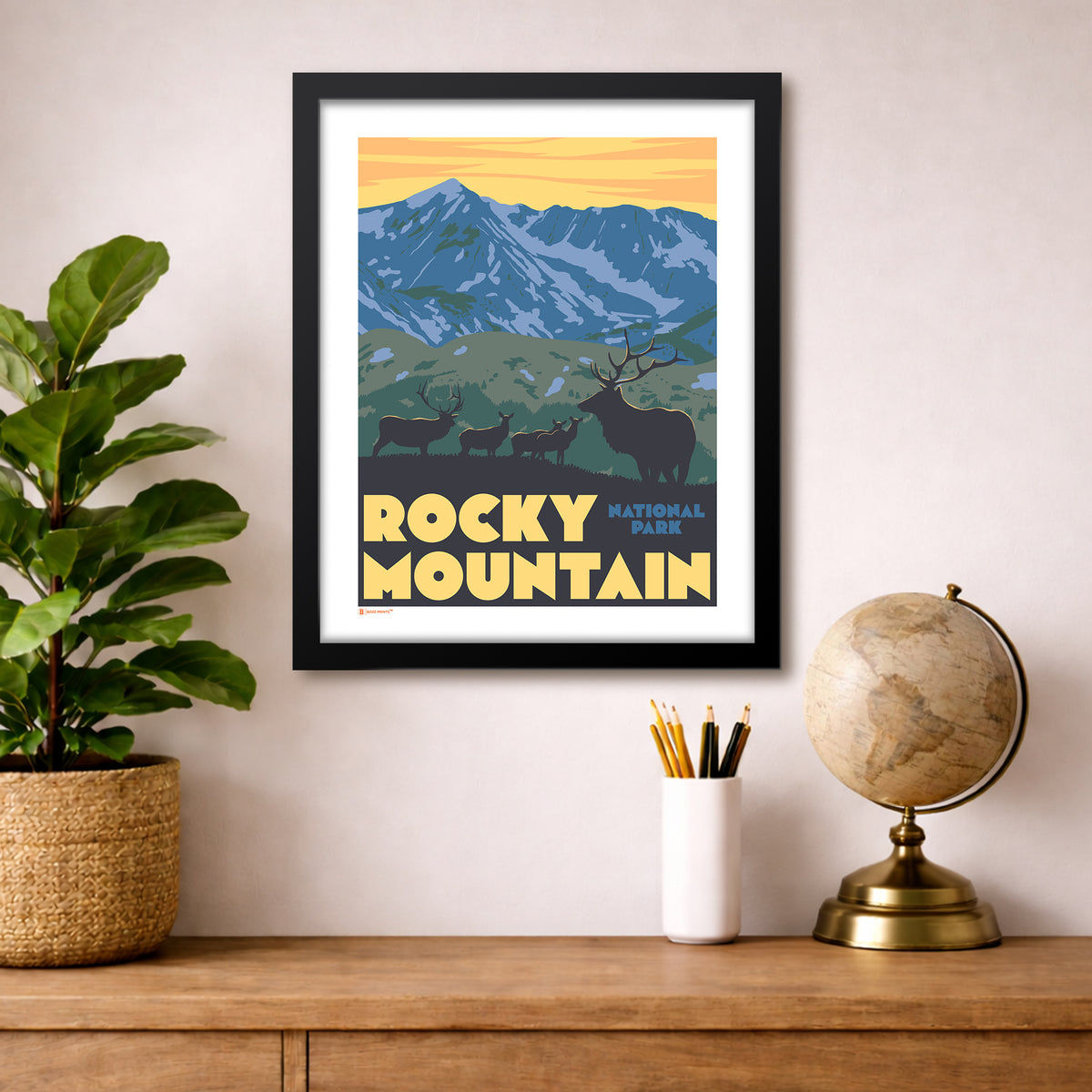 Rocky Mountain National Park Trail Ridge Road Print