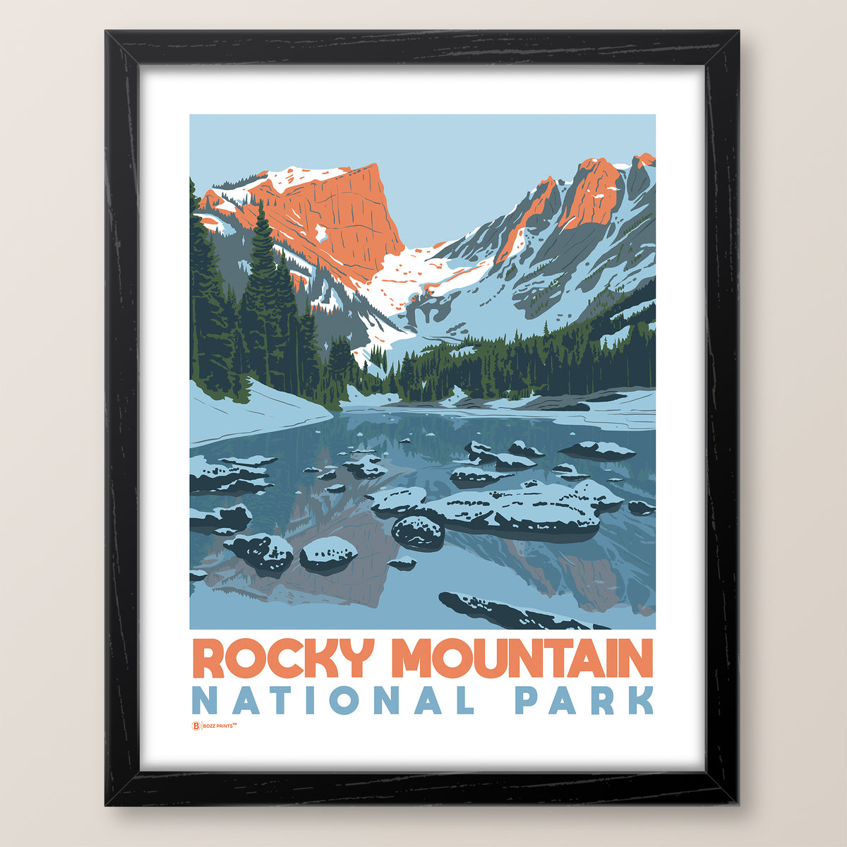 Rocky Mountain National Park Dream Lake Print