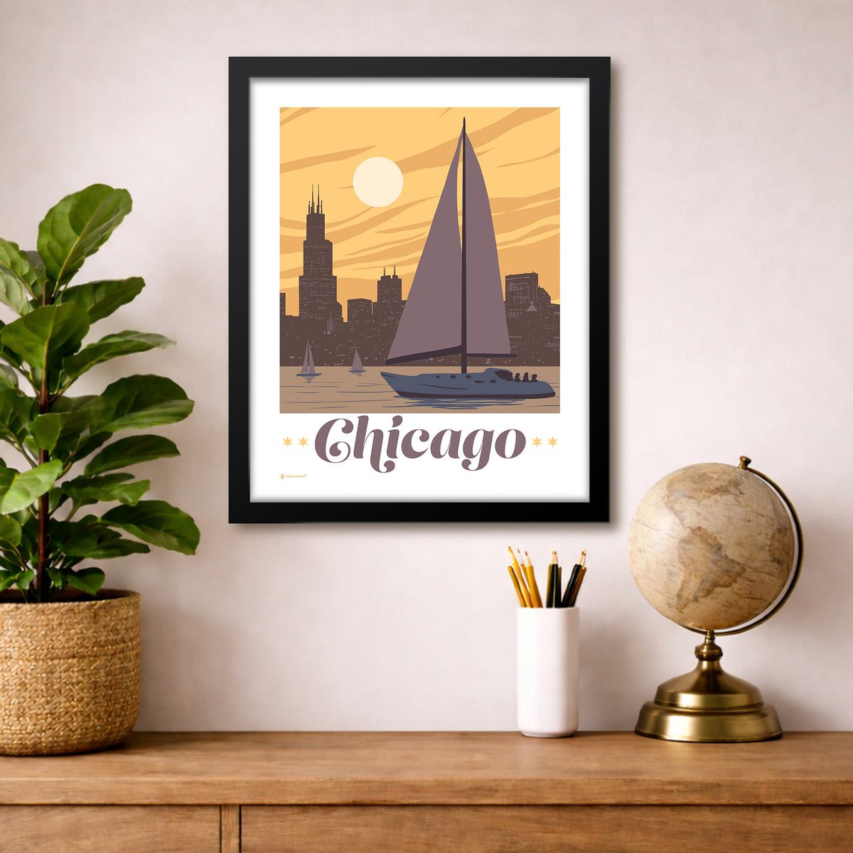 Sail Chicago Print