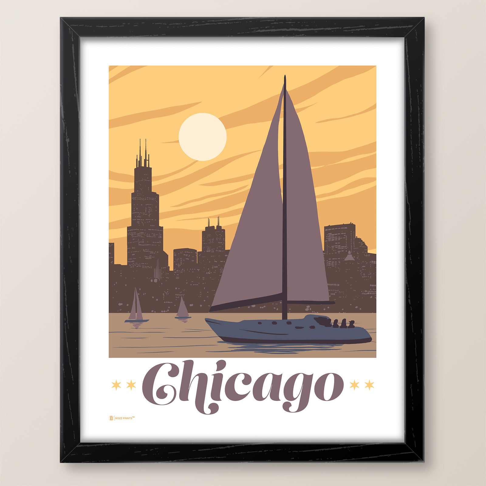Sail Chicago Print