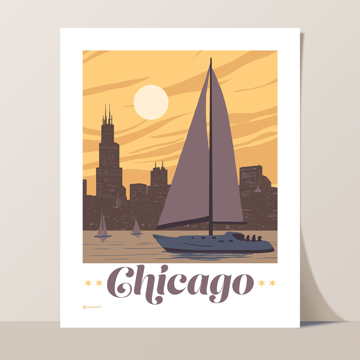 Sail Chicago Print