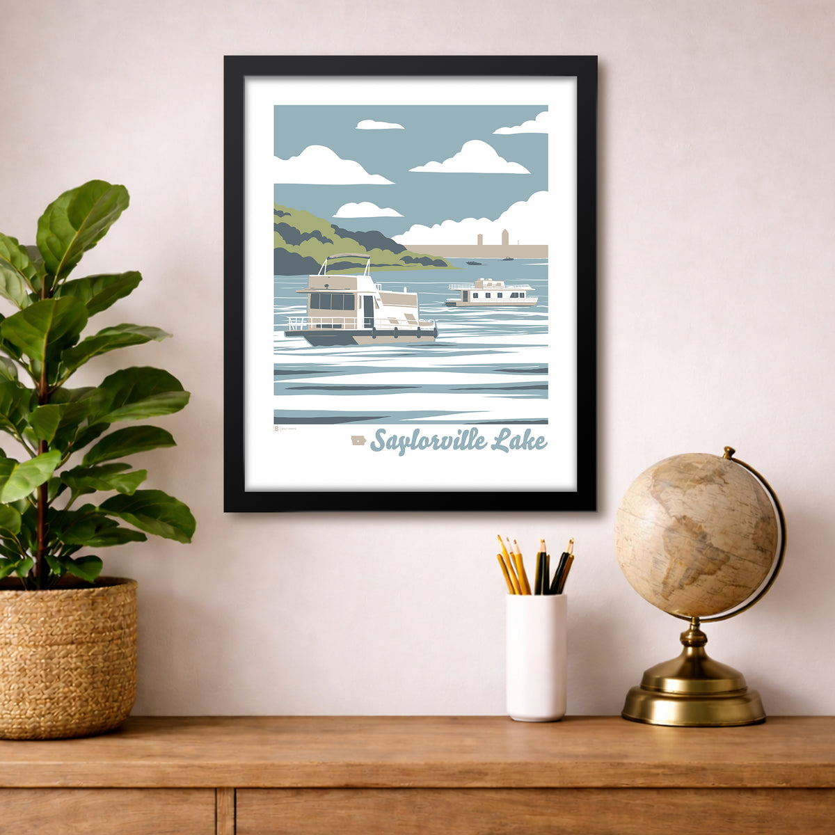 Saylorville Lake Marina Print