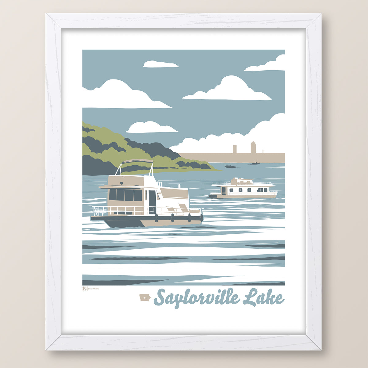 Saylorville Lake Marina Print