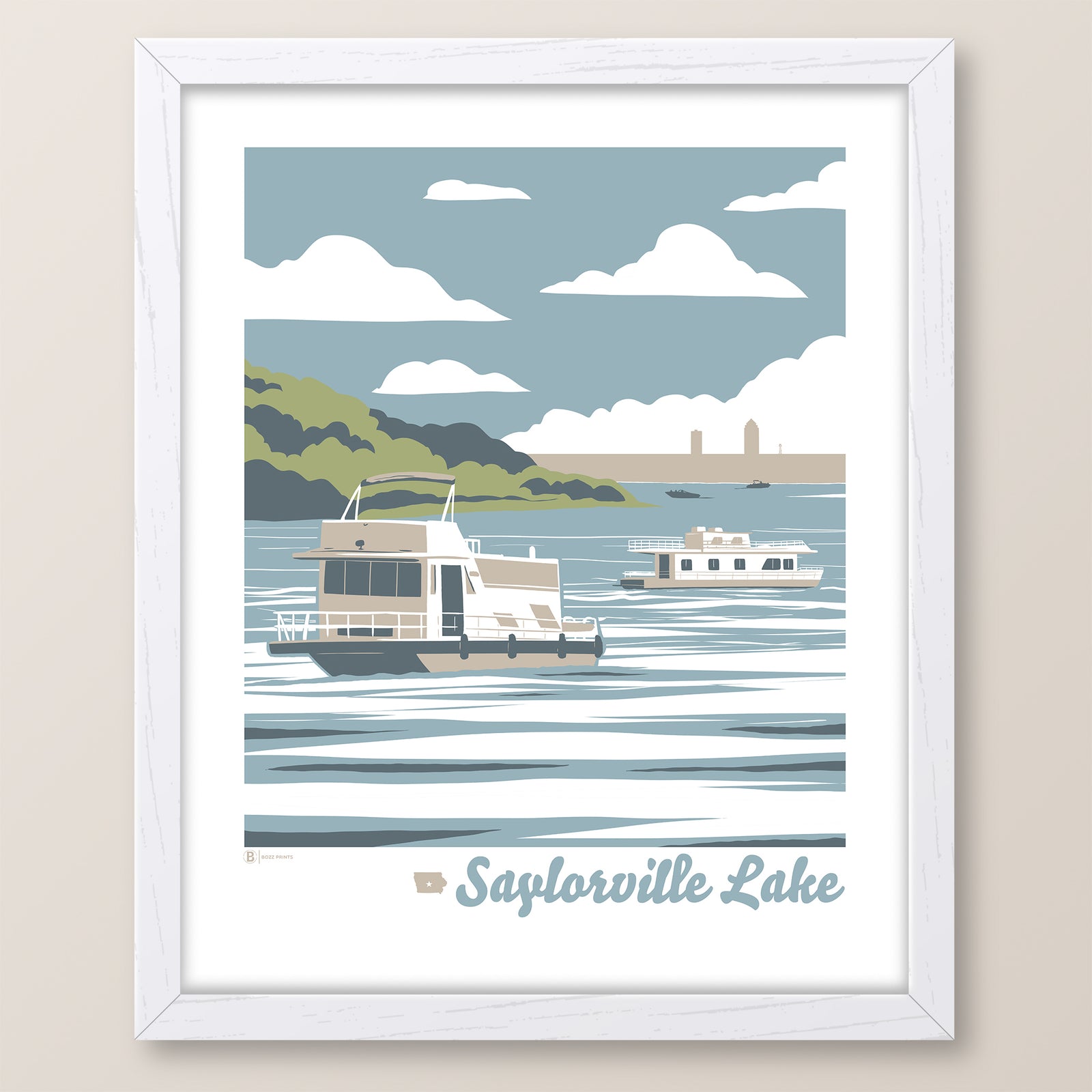 Saylorville Lake Marina Print