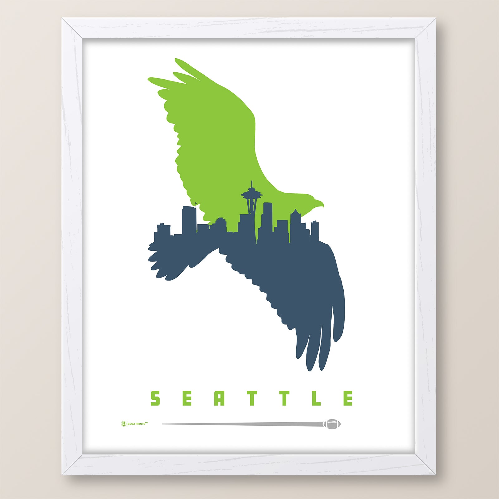Seattle Football Print