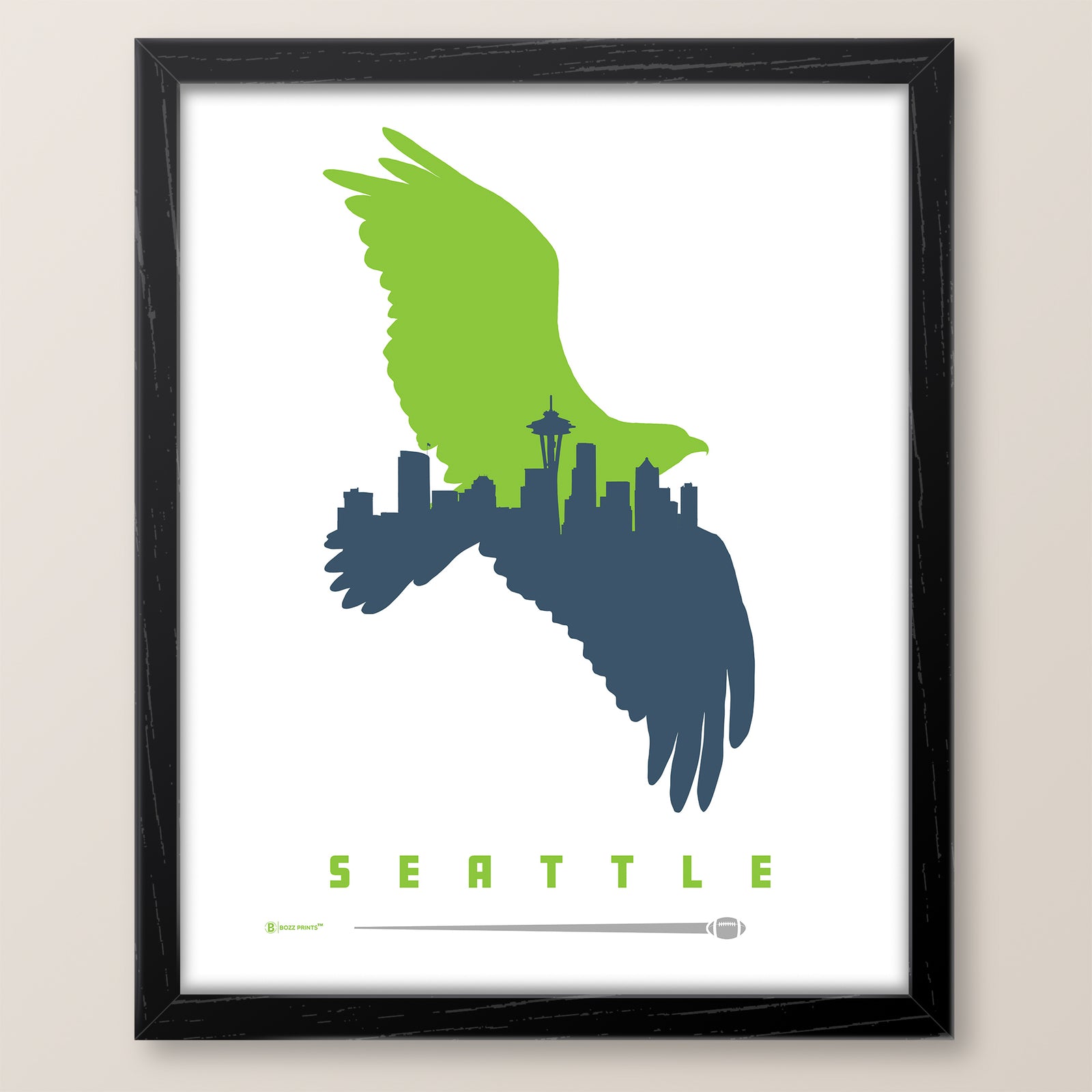 Seattle Football Print
