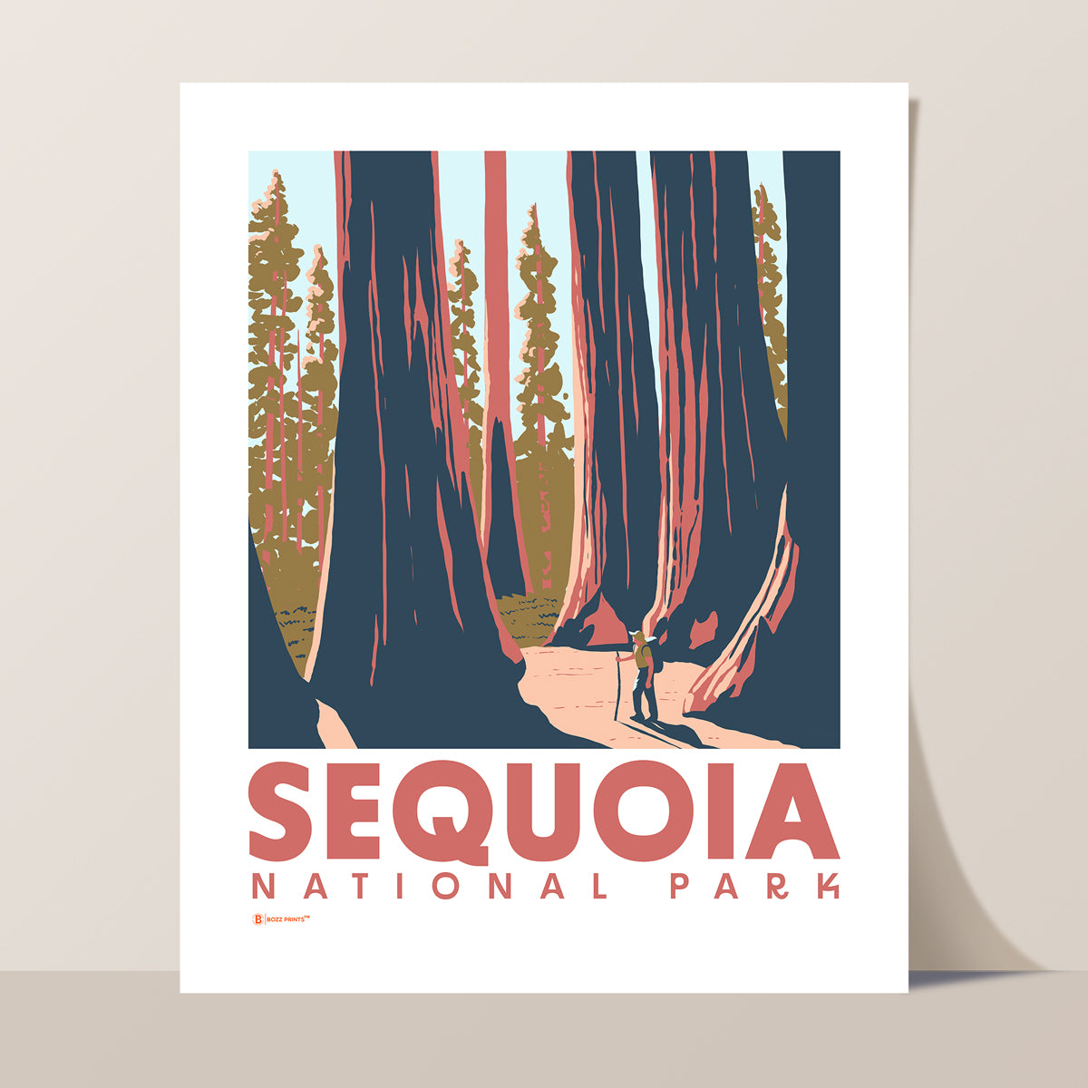 Sequoia National Park Forest Hike Print