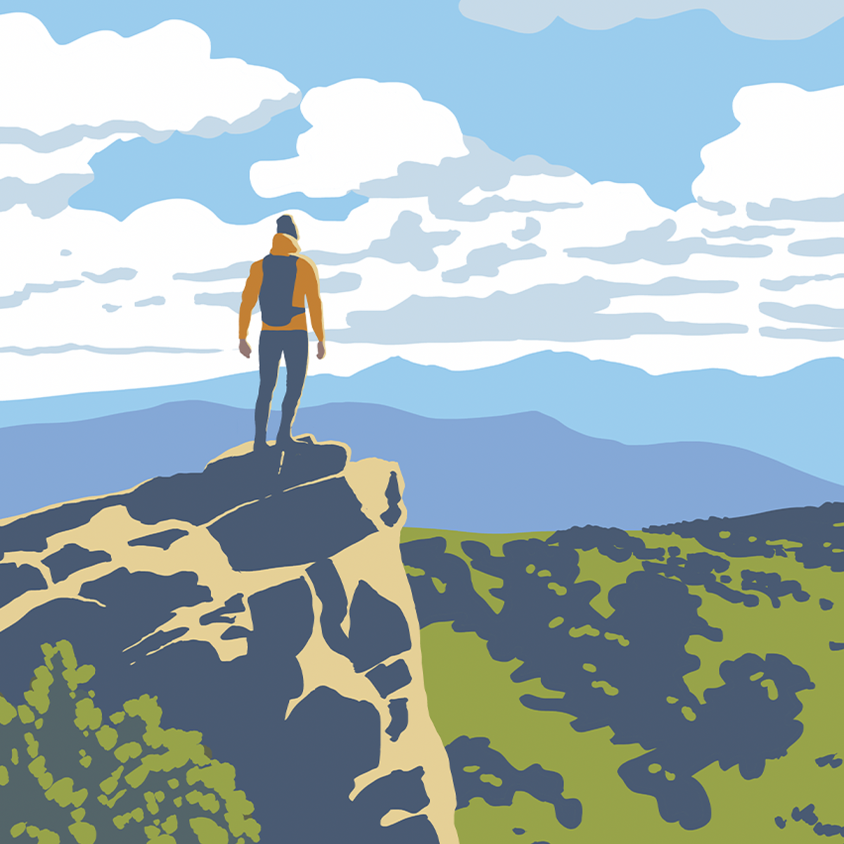 Shenandoah National Park Scenic Overlook Print