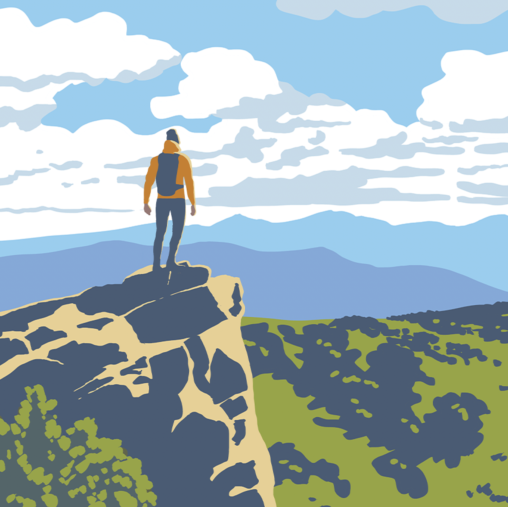 Shenandoah National Park Scenic Overlook Print