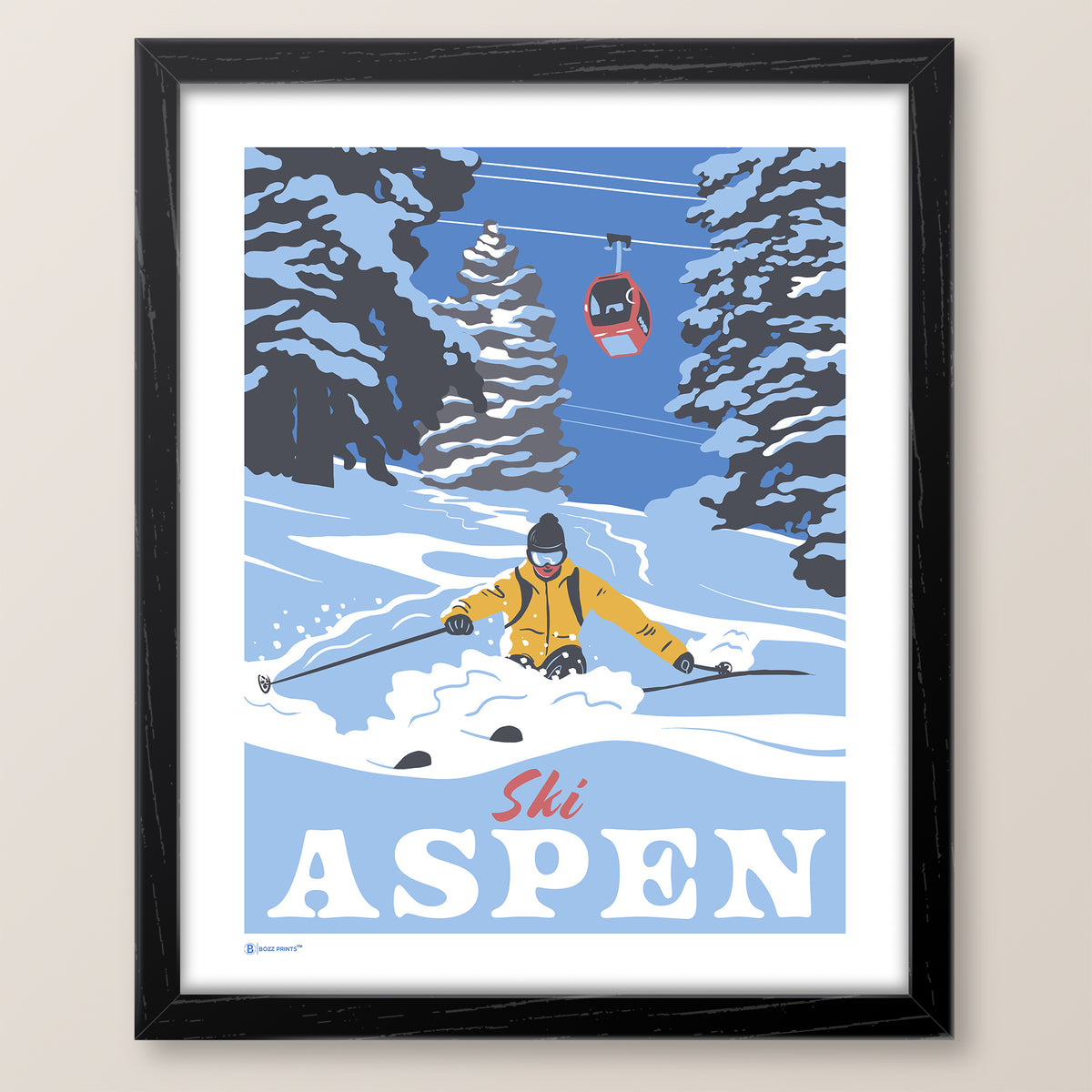 Ski Aspen Print