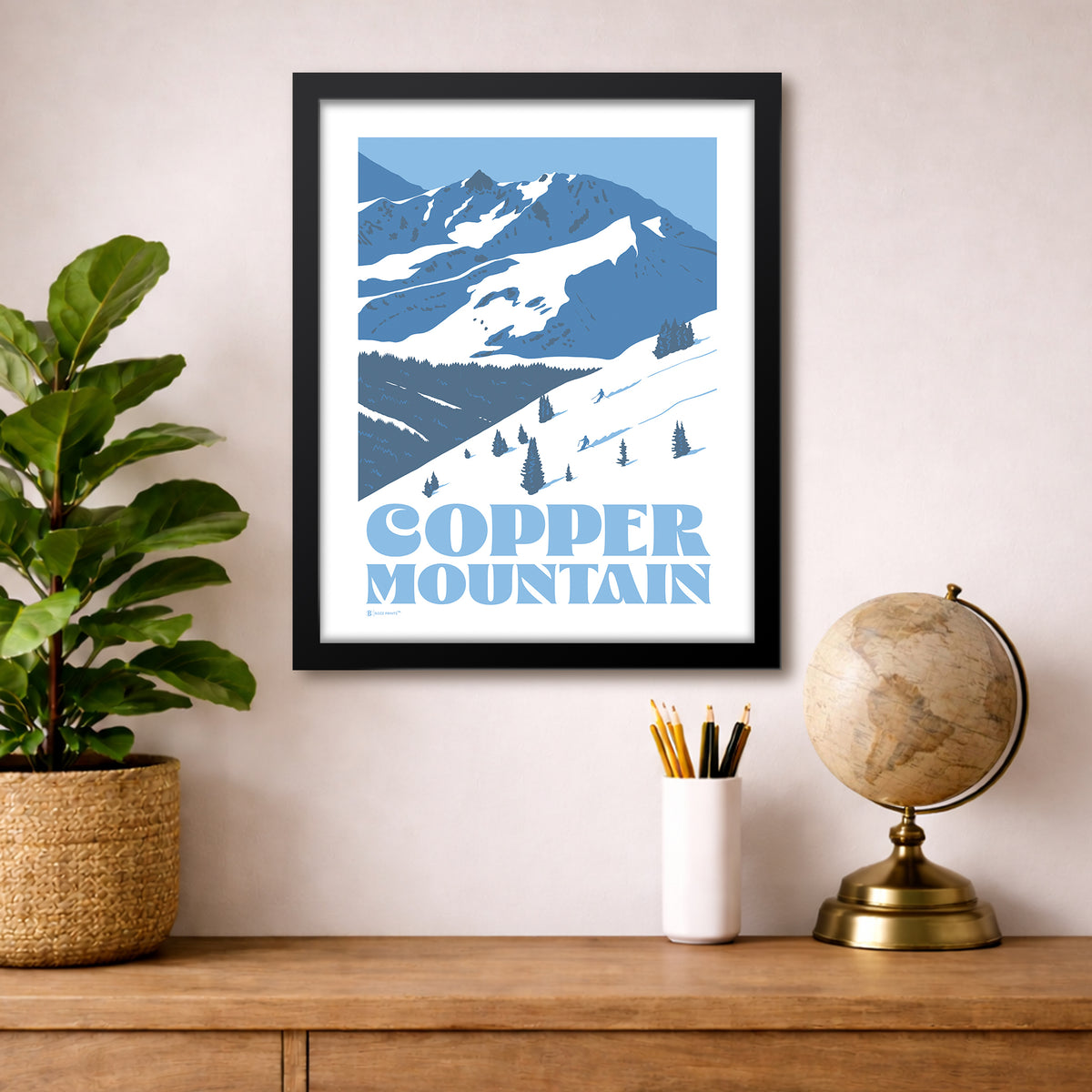 Ski Copper Mountain Print