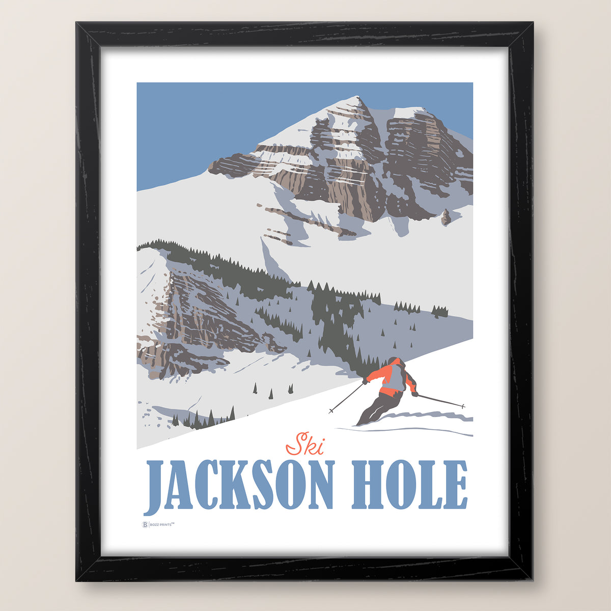 Ski Jackson Hole Print