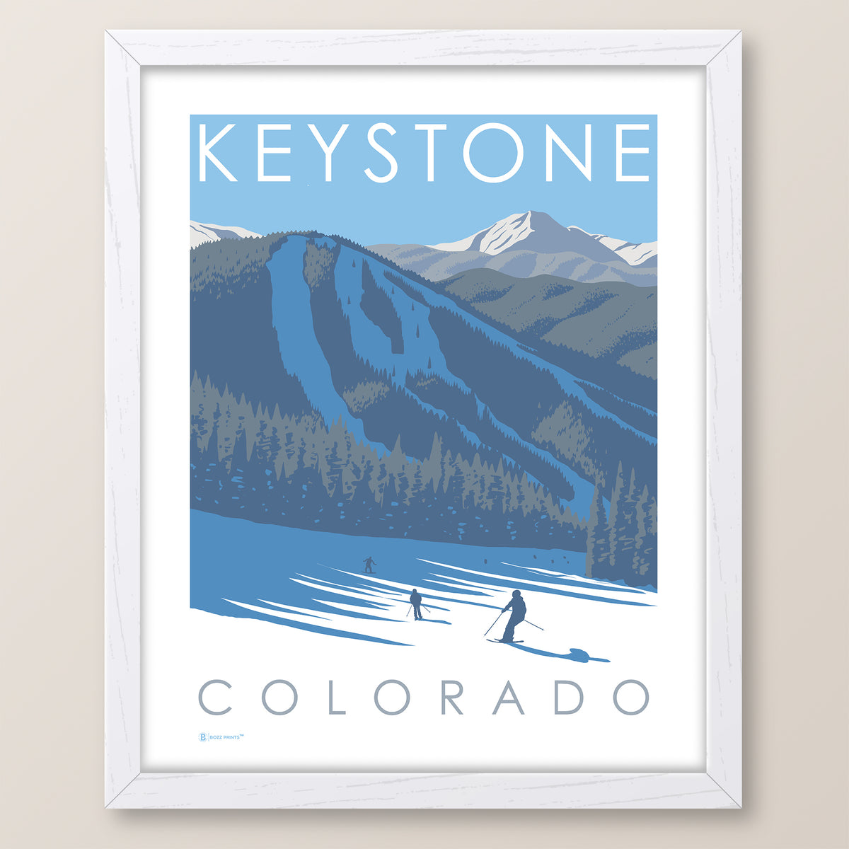 Ski Keystone Print