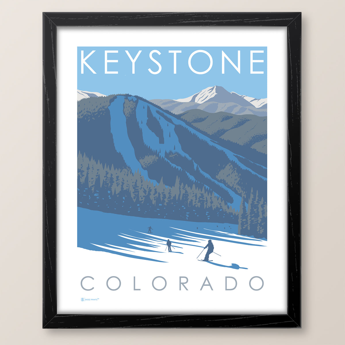 Ski Keystone Print