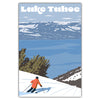 Ski Lake Tahoe Postcard