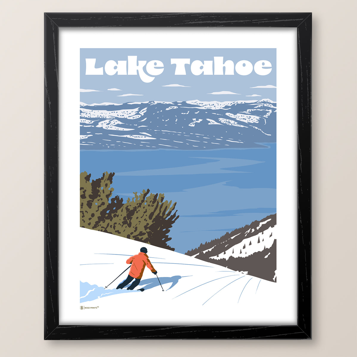 Ski Lake Tahoe Print