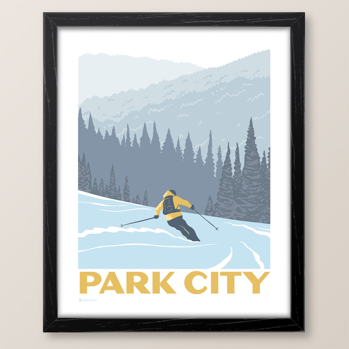 Ski Park City Print