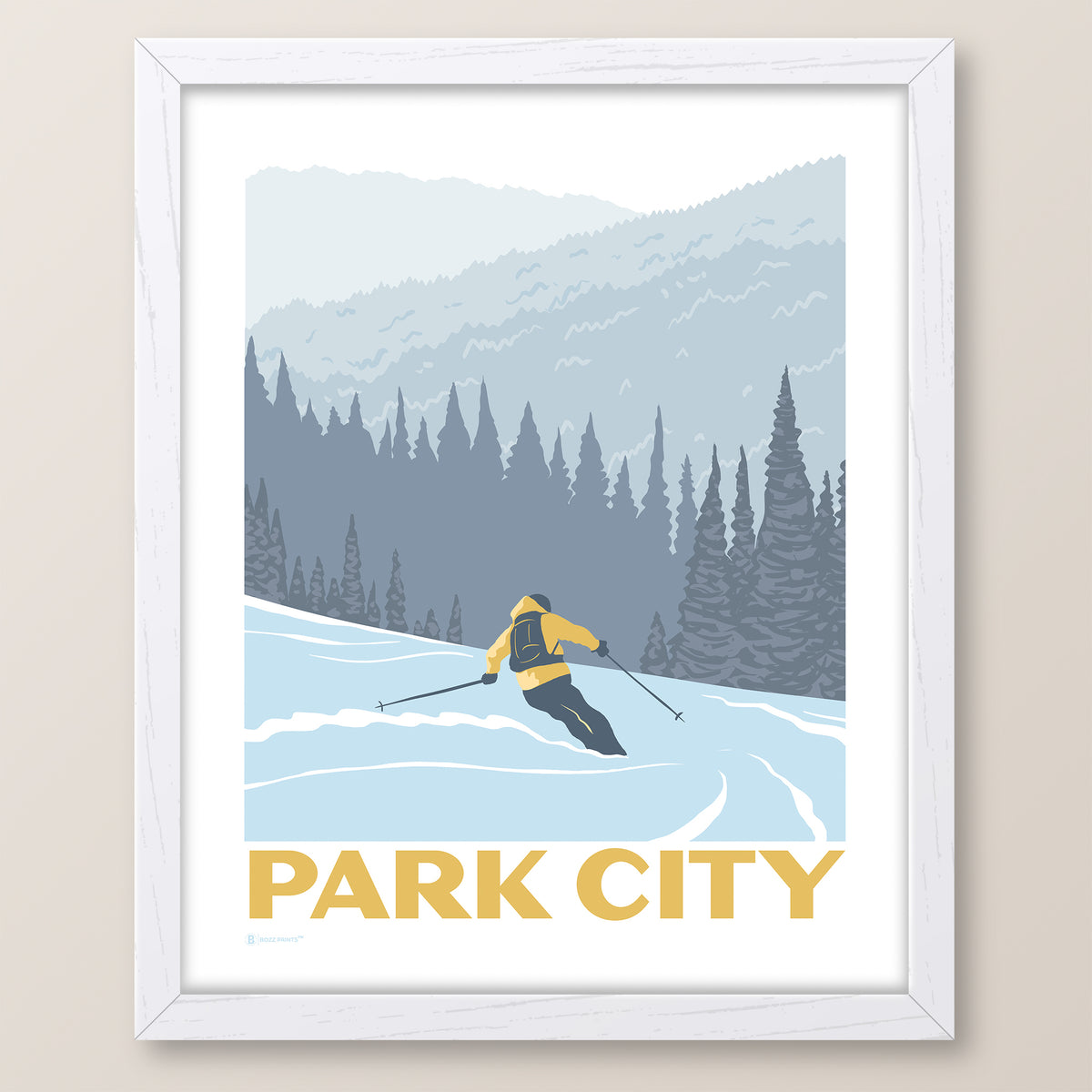 Ski Park City Print