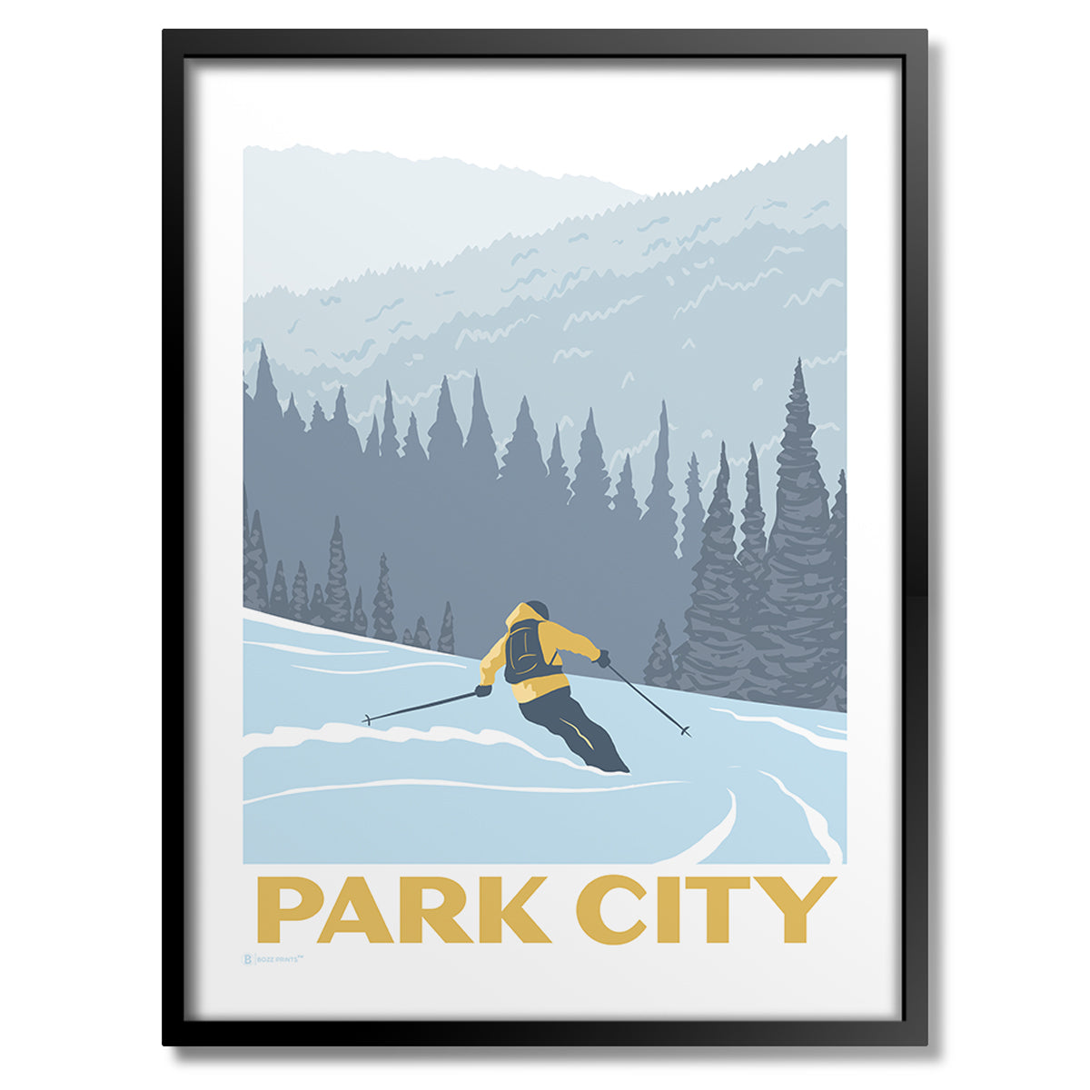 Ski Park City Print