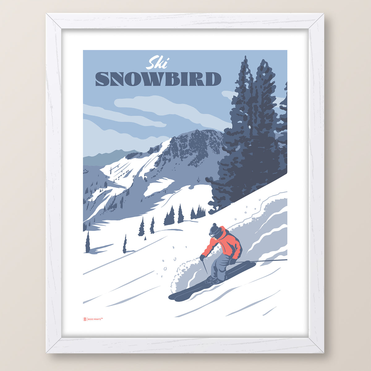 Ski Snowbird Print