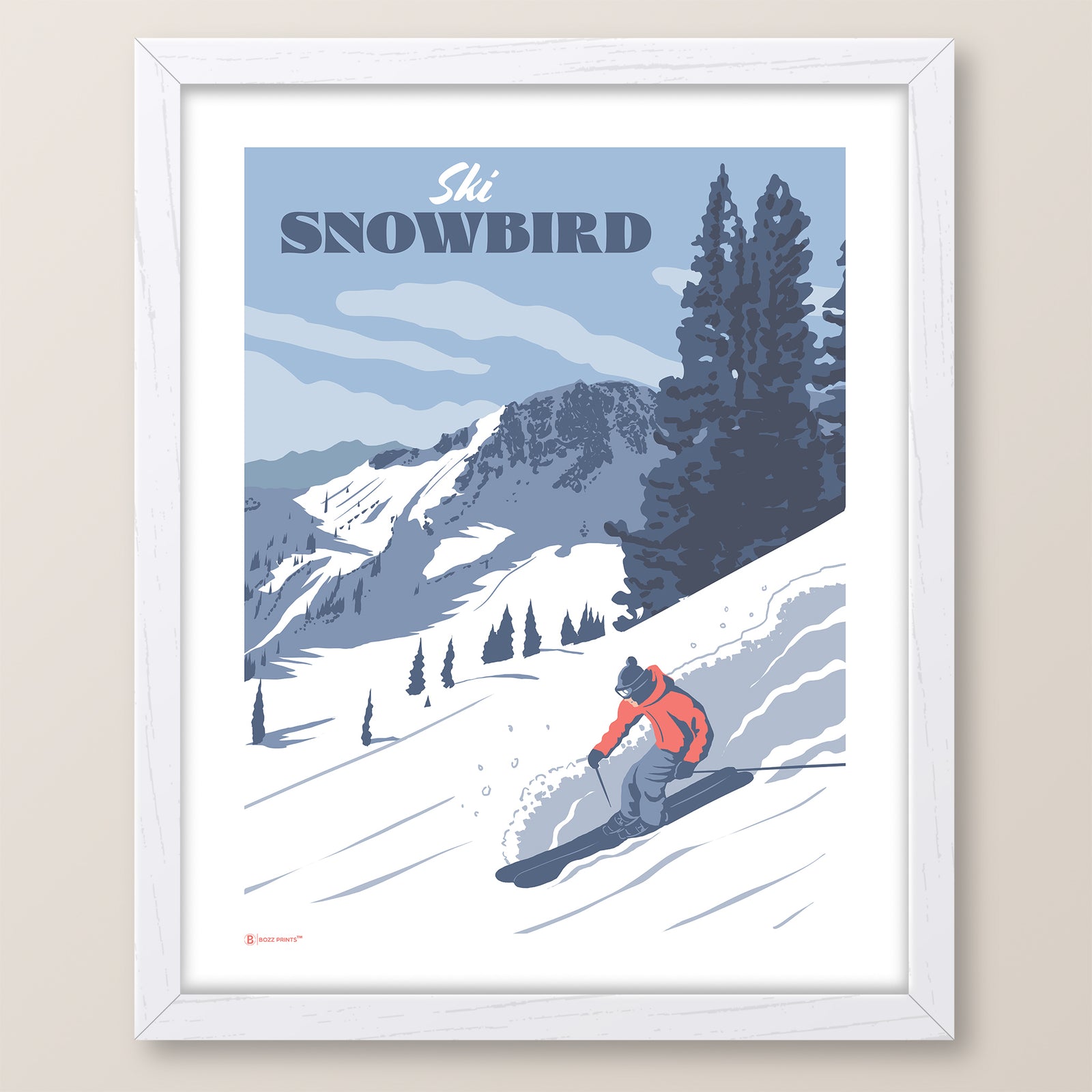 Ski Snowbird Print